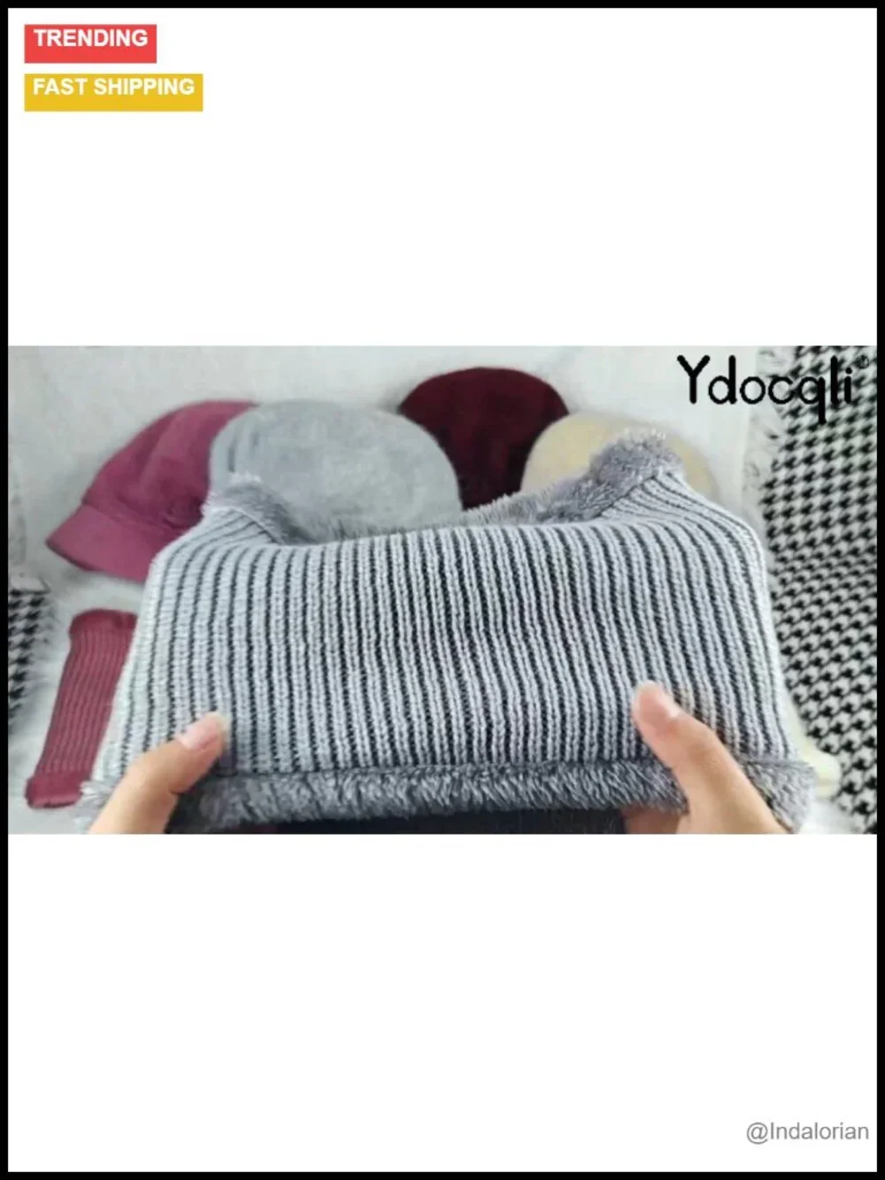 2 Pack Knit Newsboy Cap & Scarf Set Lightweight Packable Winter Hat Neck Warmer